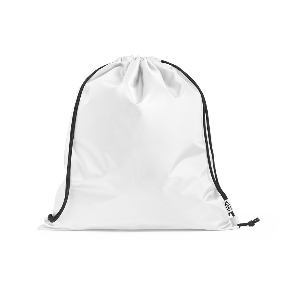 Sacola tipo mochila em poliéster reciclado 190T