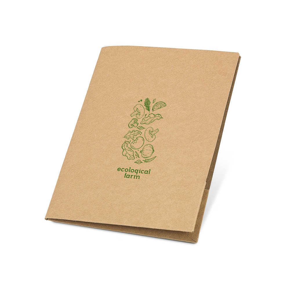 Pasta porta-documentos A4 em papel 100% reciclado (400 g/m²), foto 4