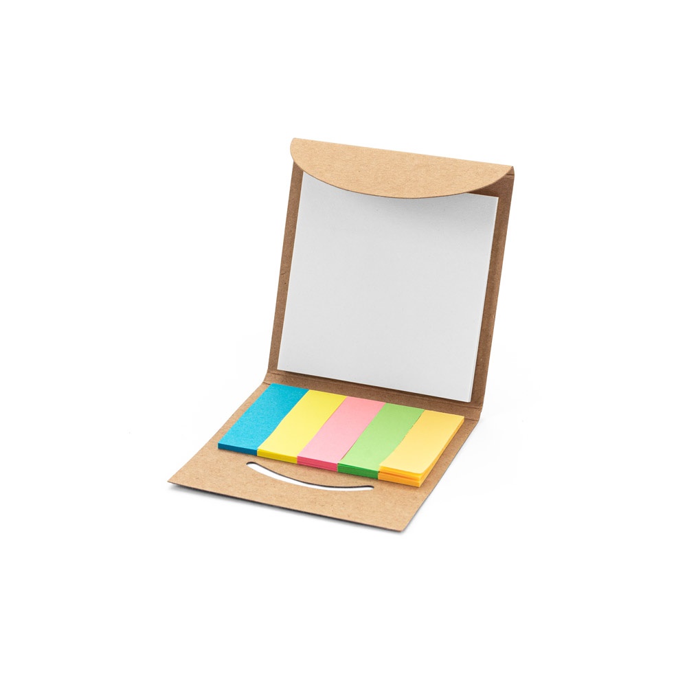 Conjunto para escritório, em papel 100% reciclado, com 6 blocos adesivados, foto 5