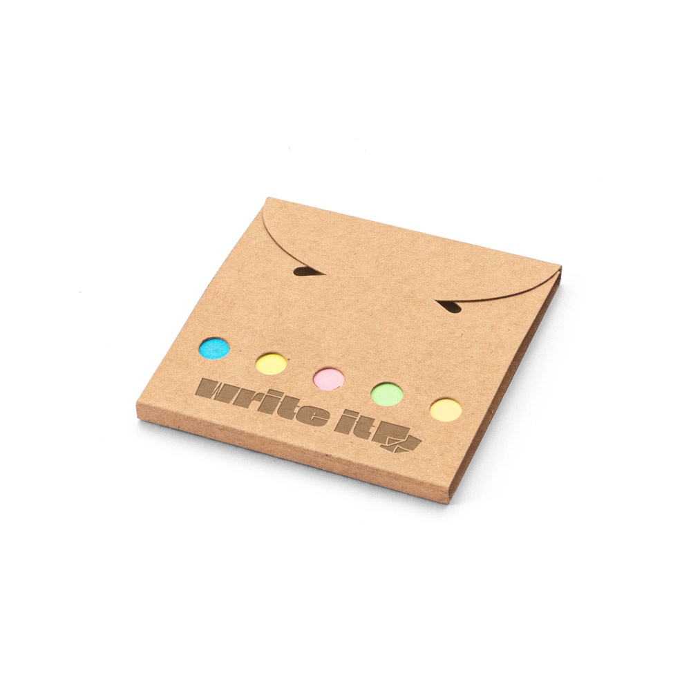 Conjunto para escritório, em papel 100% reciclado, com 6 blocos adesivados, foto 6