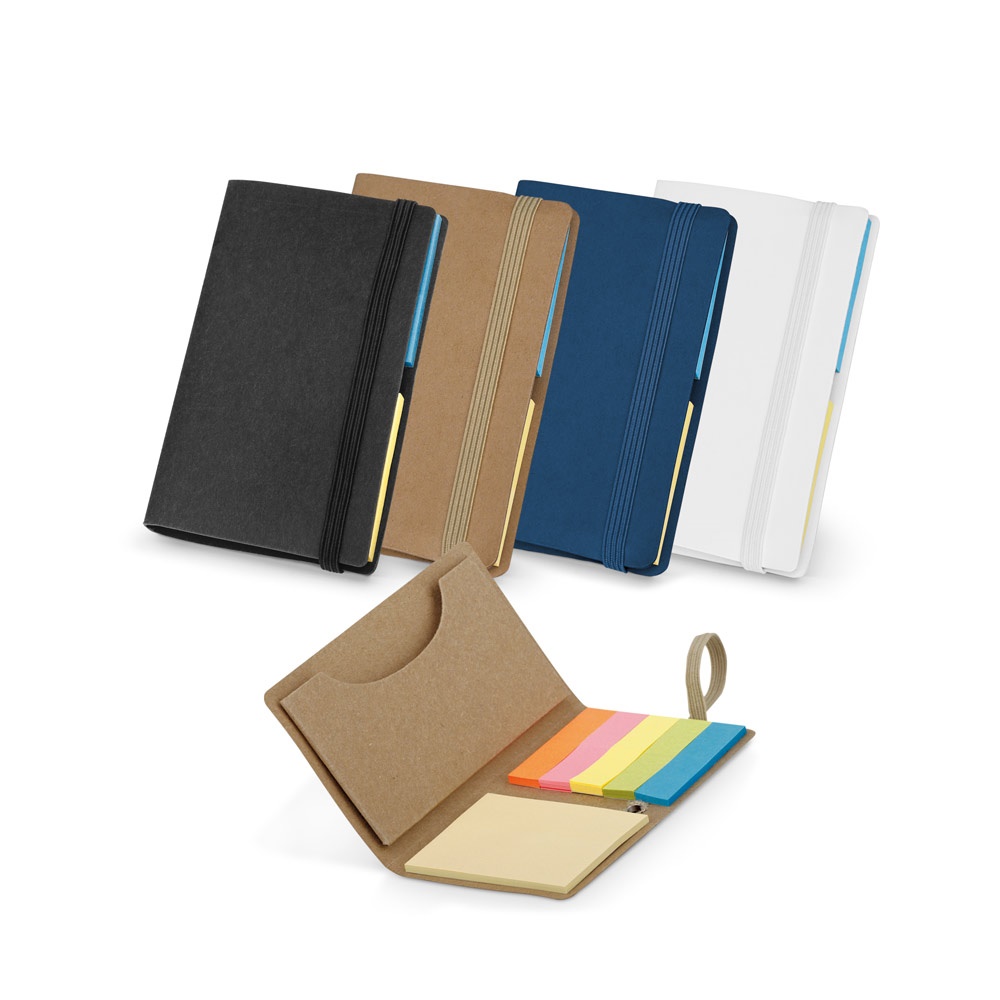 Porta cartões em kraft reciclado com elástico personalizado com a logo da empresa