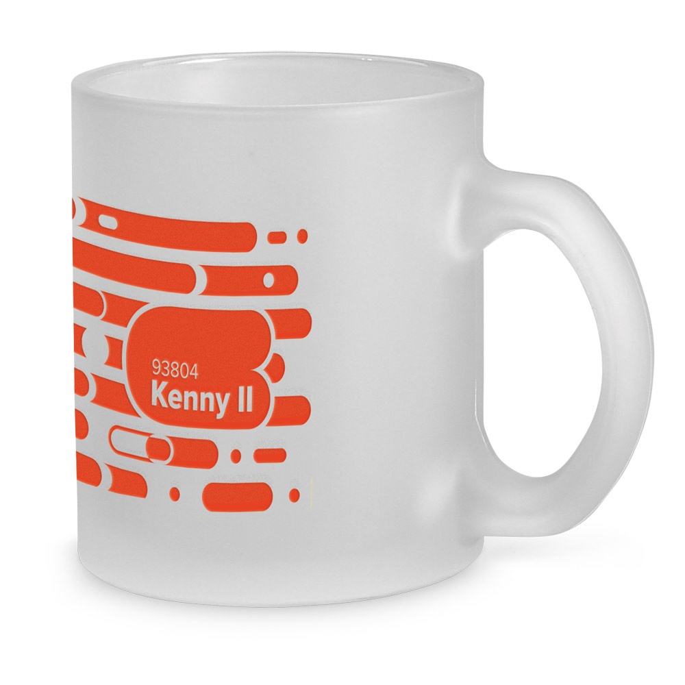 Caneca em vidro com efeito fosco (340 ml), foto 3
