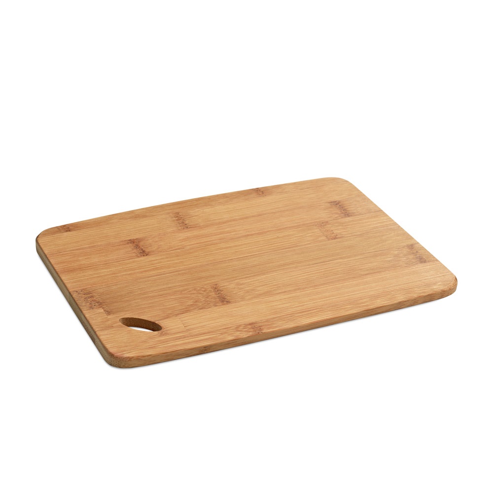 Tábua de queijos em bambu personalizada com a logo da empresa
