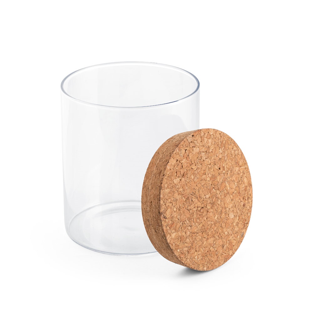 Frasco em vidro borosilicato com tampa de cortiça 700 ml, foto 4
