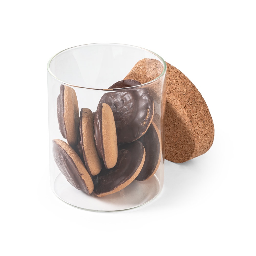 Frasco em vidro borosilicato com tampa de cortiça 700 ml, foto 7