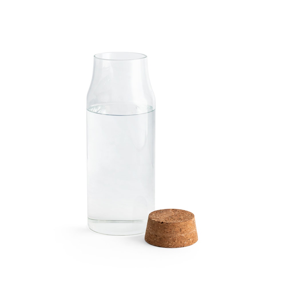 Garrafa em vidro borosilicato com tampa de cortiça 800 ml, foto 5