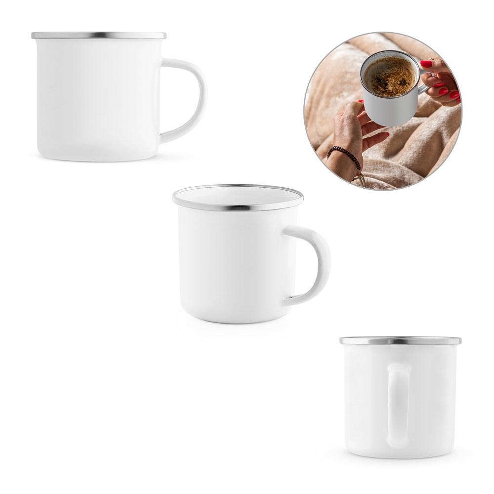 Caneca em esmalte para sublimação (350 ml), foto 1