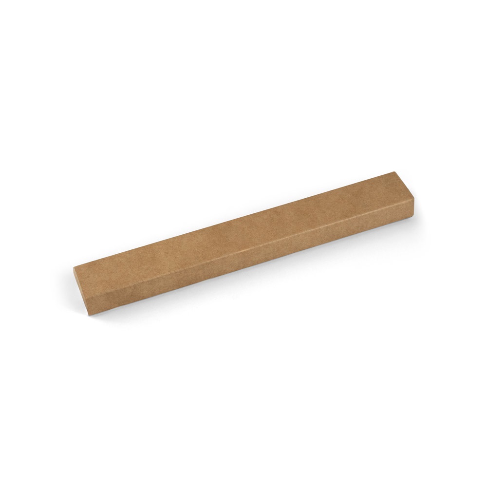 Kit churrasco em caixa presente de papel kraft reciclado com 2 utensílios em aço inox e bambu, foto 4