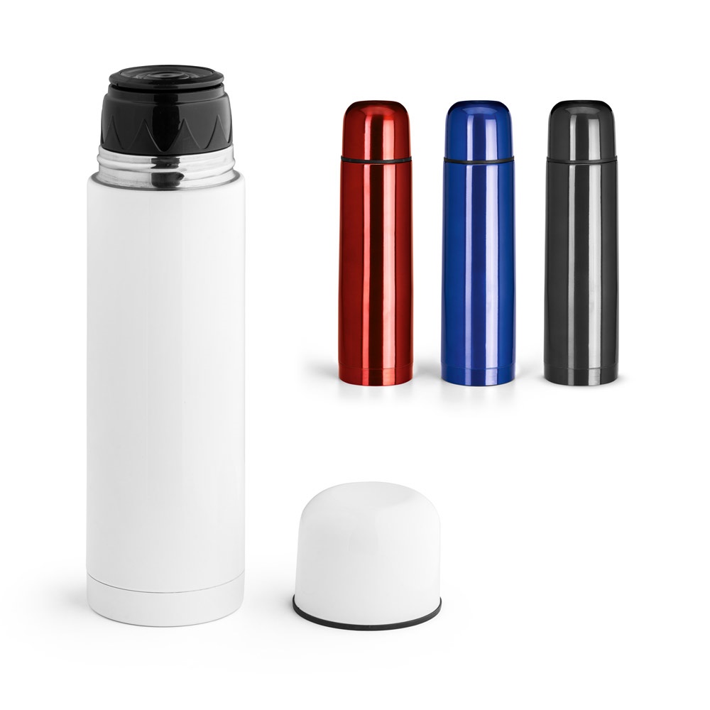 Squeeze térmico em aço inox 500 ml personalizado com a logo da empresa