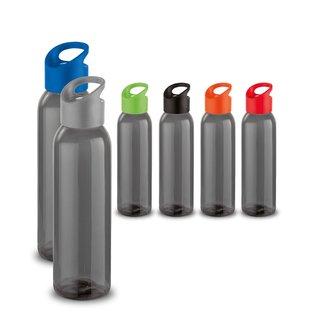 Squeeze em PS e tampa em PP (630 ml) personalizado com a logo da empresa