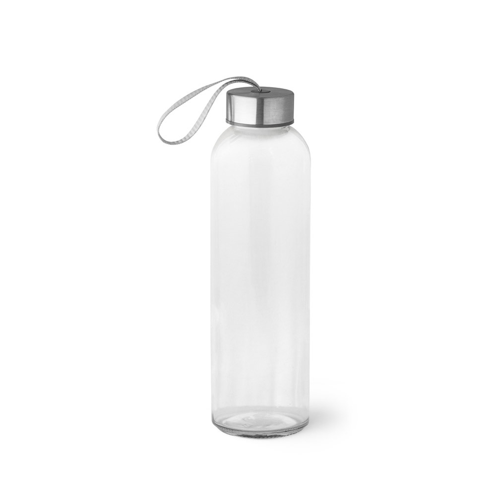 Squeeze em vidro e tampa em aço inox com alça (520 ml), foto 3