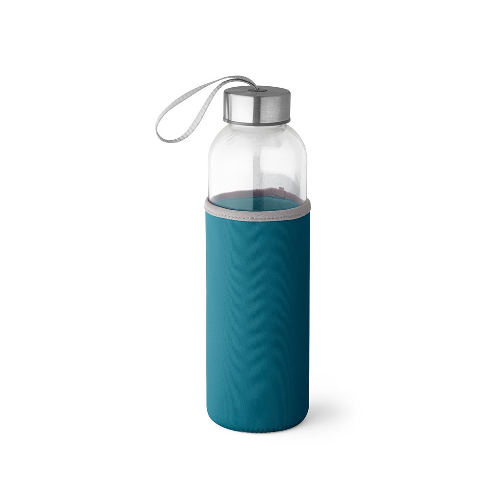 Squeeze em vidro e tampa em aço inox com alça (520 ml), foto 5