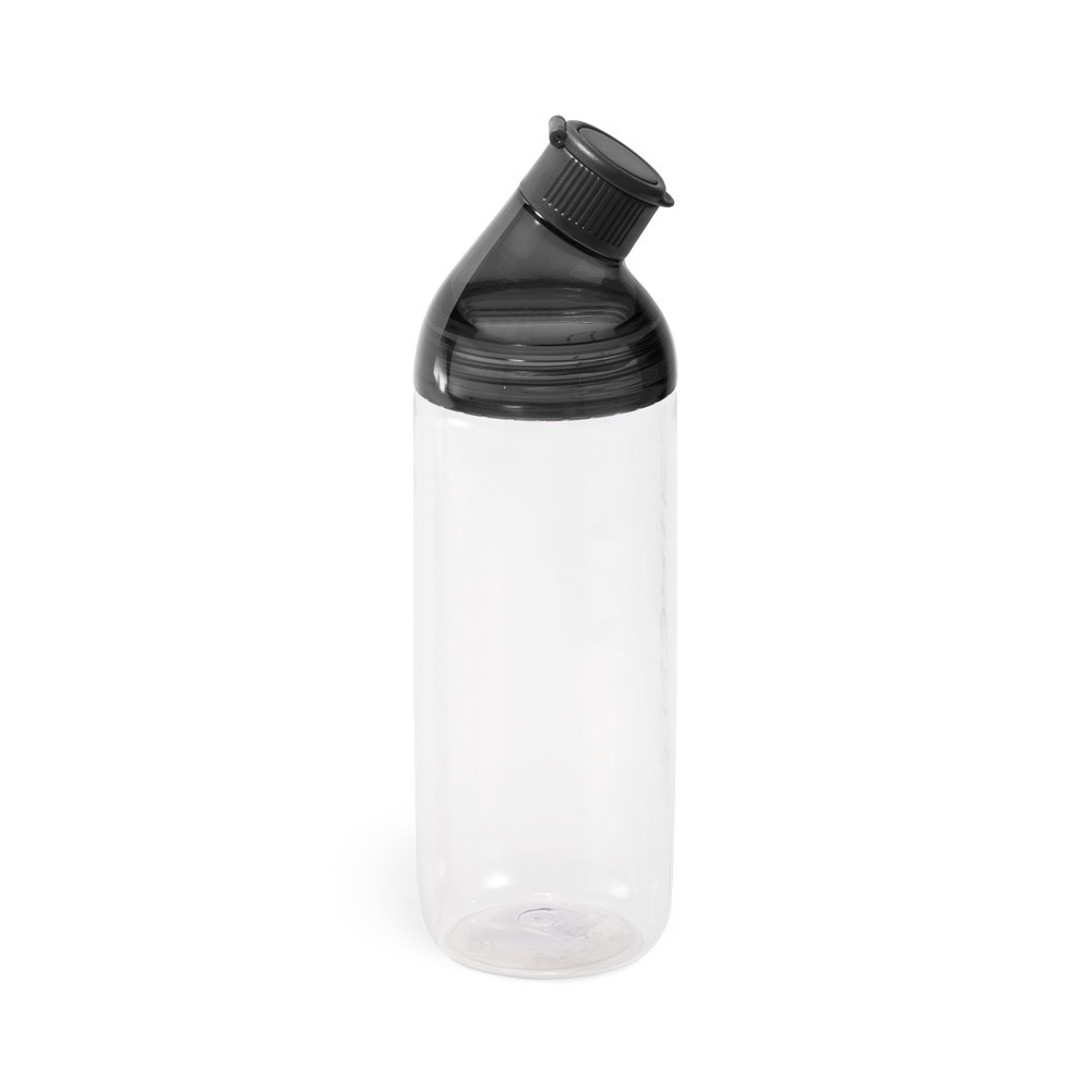 Squeeze 900 ml de Tritan na cor Preto, personalizado com a logo da empresa