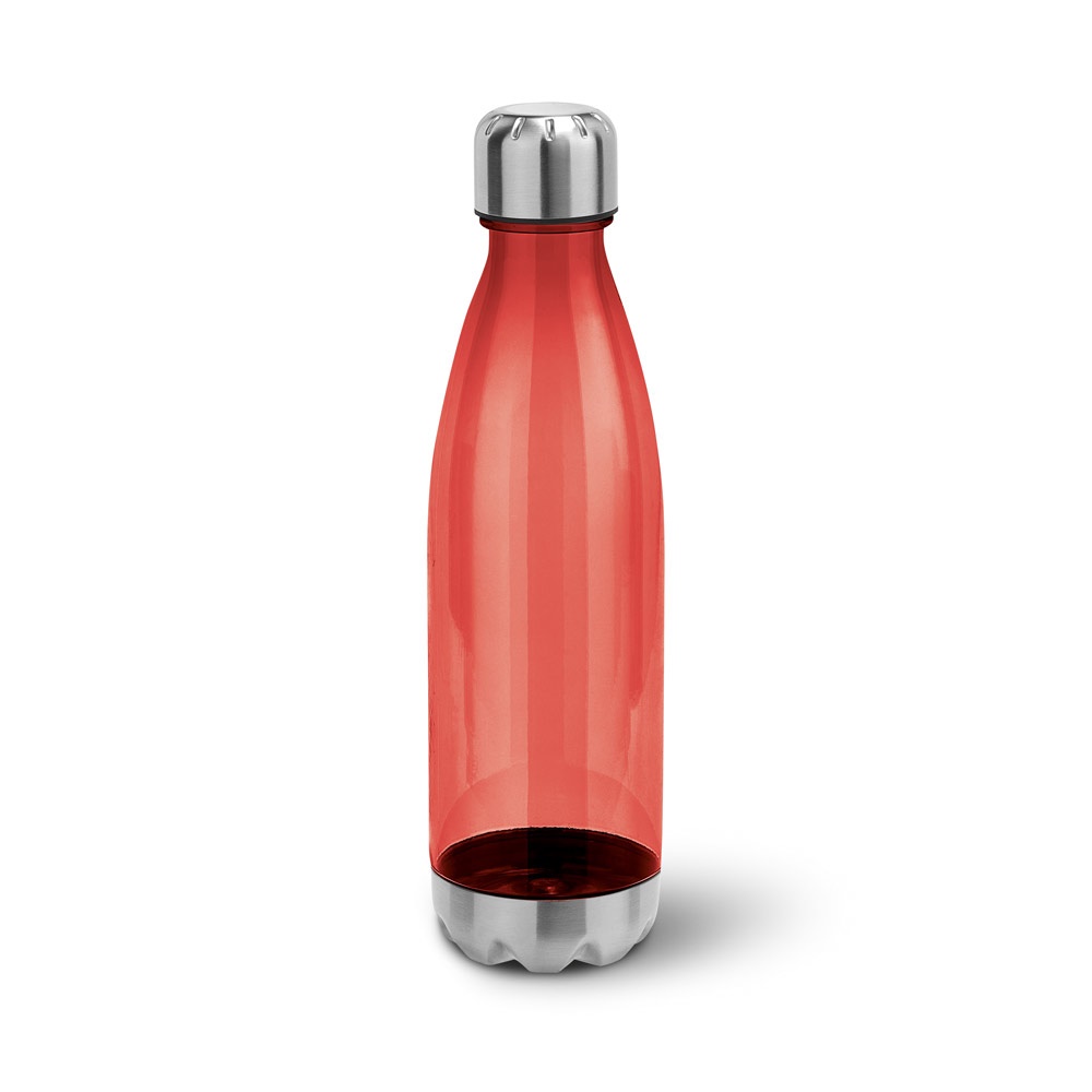 Squeeze em AS, com tampa e base em aço inox (700 ml)