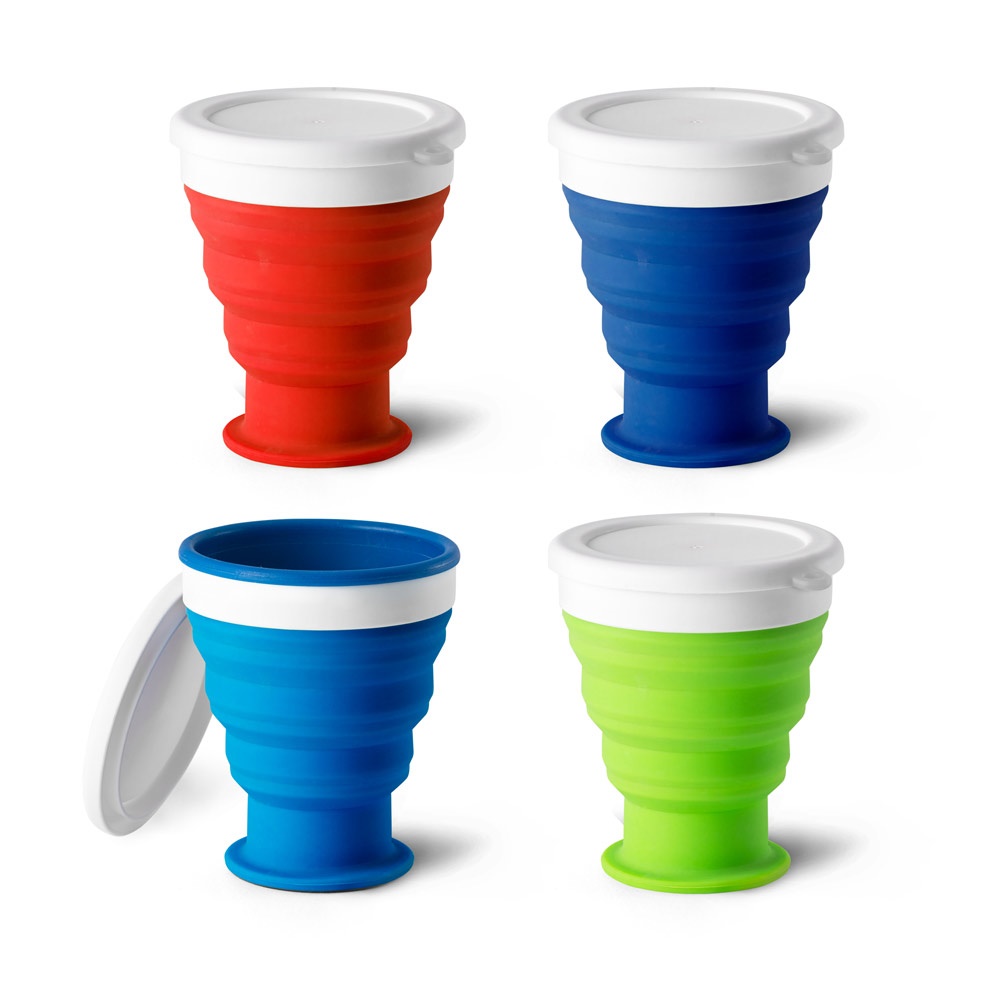 Copo de viagem em silicone e PP (400 ml), foto 1