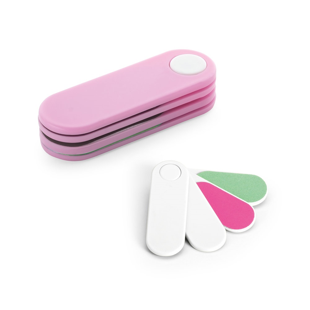 Kit de 4 lixas personalizado com a logo da empresa