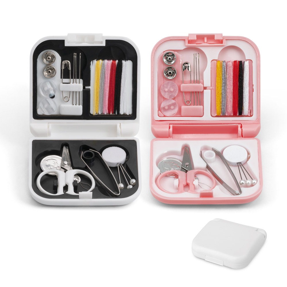 Kit de costura para viagem personalizado com a logo da empresa