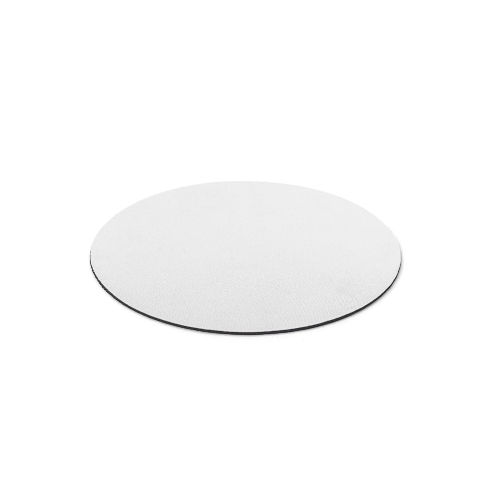Mouse pad com formato redondo e base em borracha, foto 3