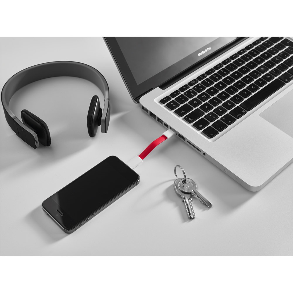 Cabo USB de plástico com conector 2 em 1, foto 2