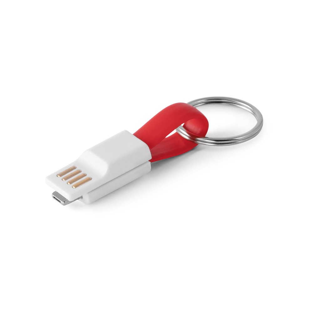 Cabo USB de plástico com conector 2 em 1, foto 4