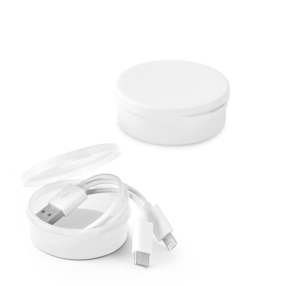 Cabo USB 3 em 1 em ABS e PVC, foto 1