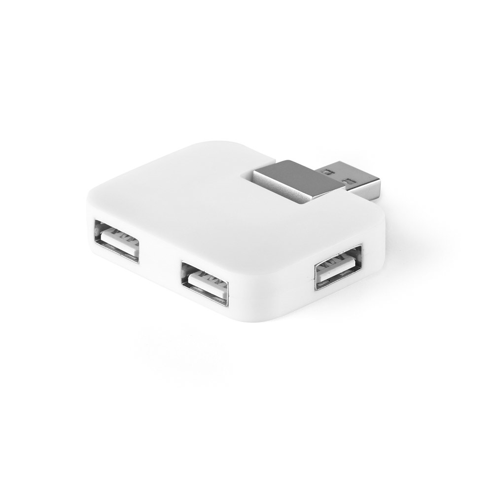 Hub USB 2,0 de plástico com 4 portas, foto 4
