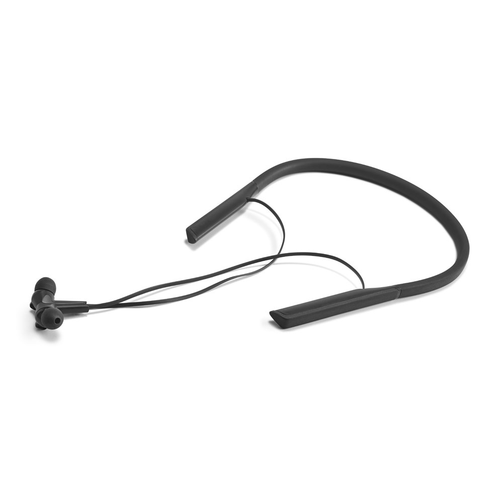Fones de ouvido Bluetooth com faixa de pescoço em ABS e silicone