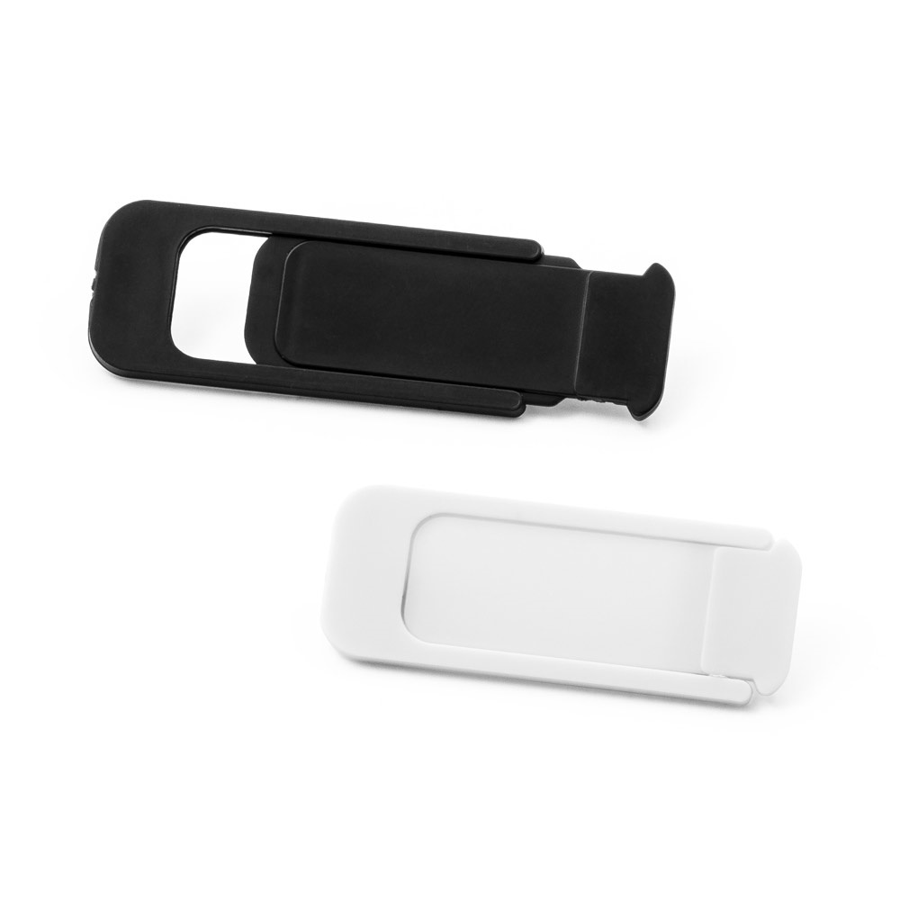 Protetor para webcam em ABS 100% reciclado personalizado com a logo da empresa