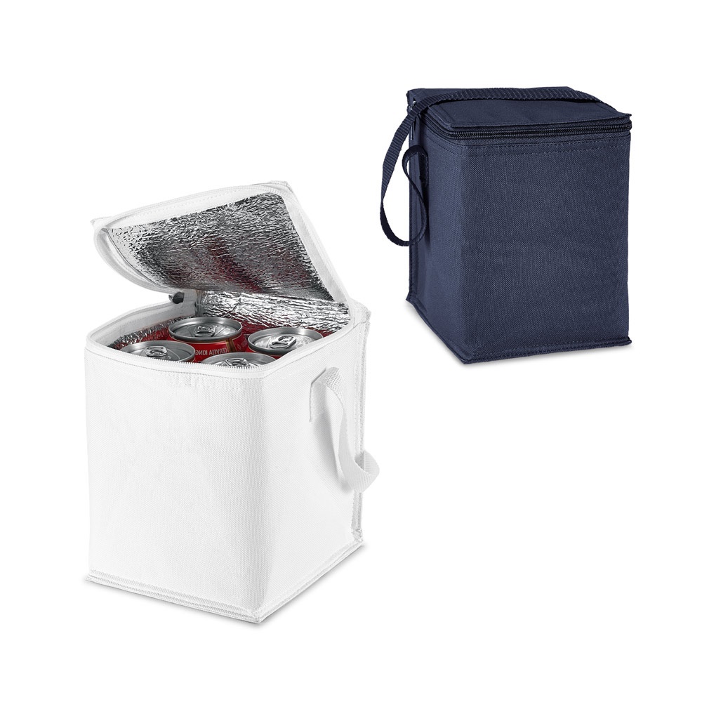 Bolsa térmica em 600D 4 litros personalizada com a logo da empresa