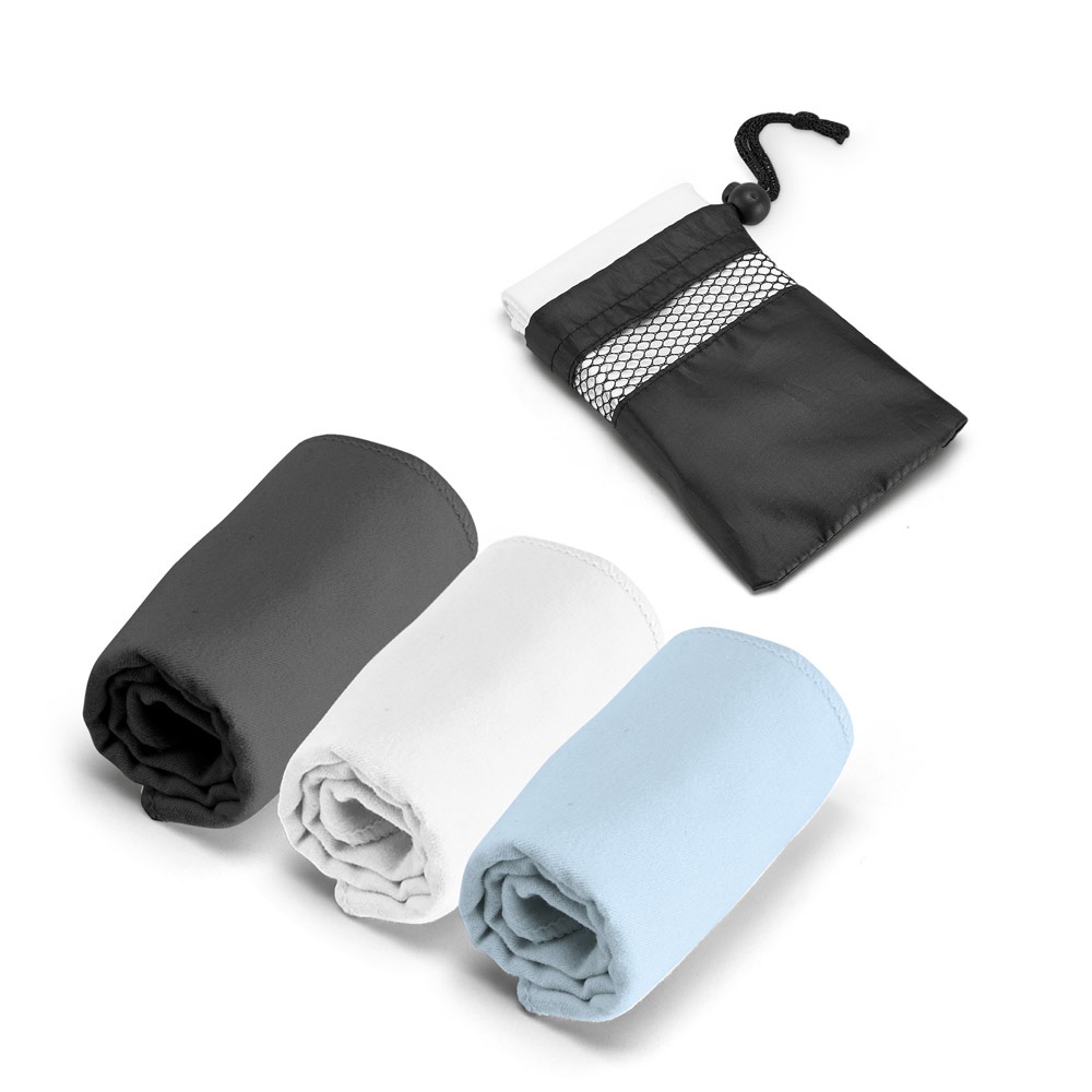 Toalha para esporte em microfibra (210 g/m²) (30 x 30 cm) personalizada com a logo da empresa