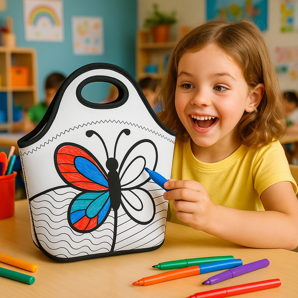 Lancheira em Neoprene para Colorir, foto 4