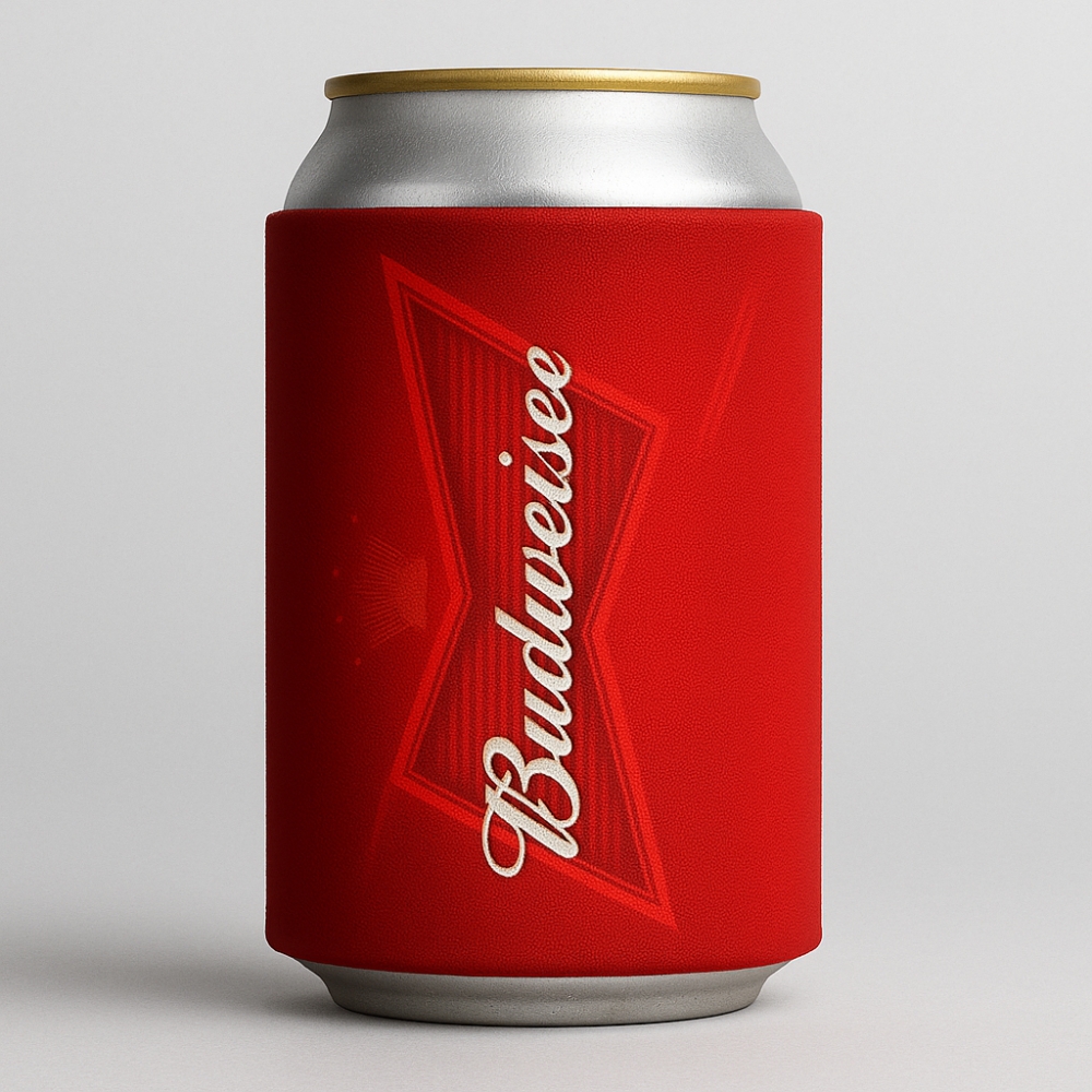 Porta Latas Sem Fundo personalizado com a logo da empresa