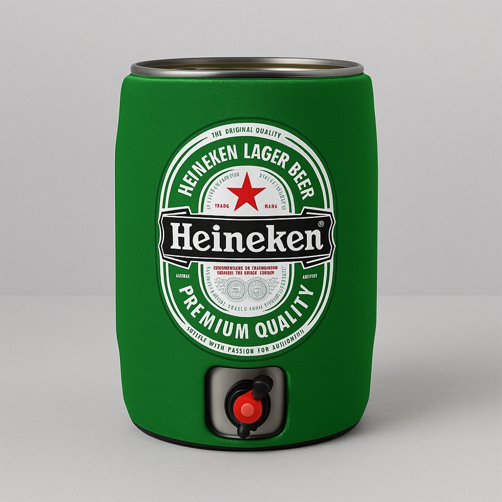 Capa Térmica para Barril de Chopp personalizada com a logo da empresa