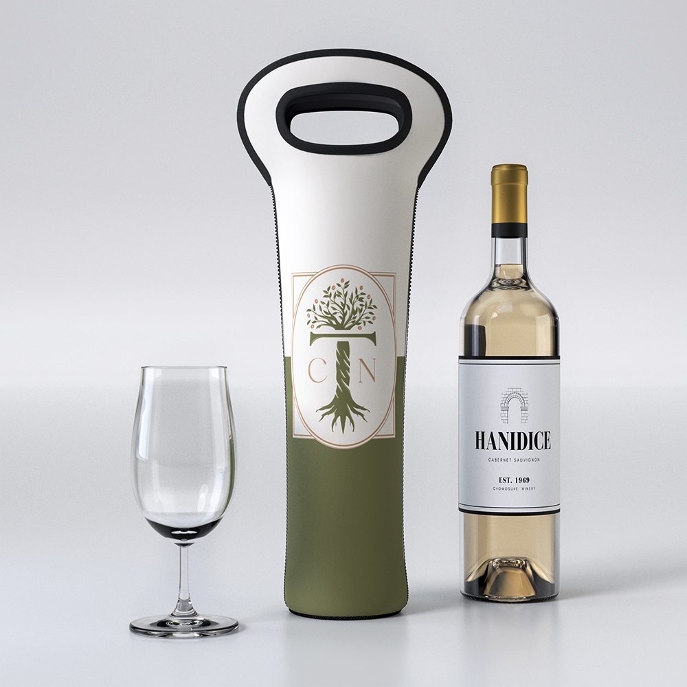 Porta Vinho Premium personalizado com a logo da empresa