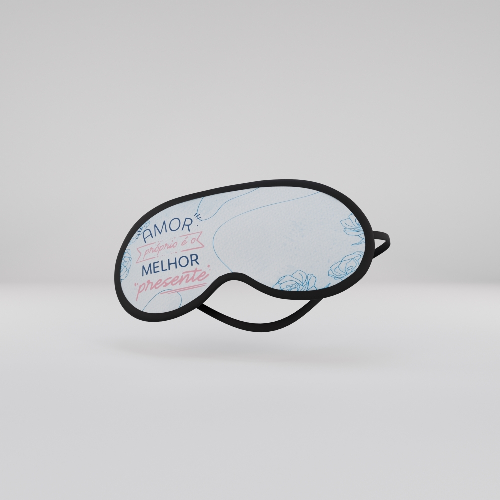 Mini Máscara de Dormir personalizada com a logo da empresa