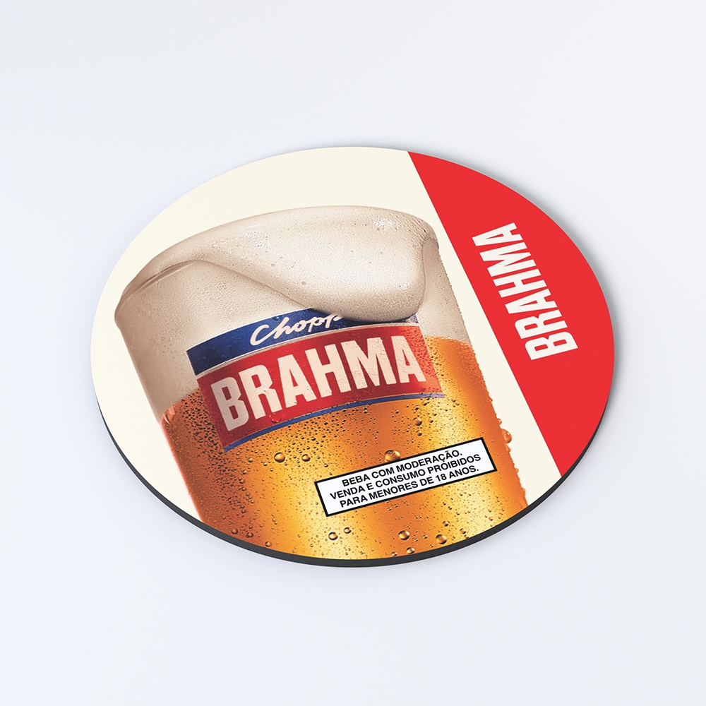 Bolacha de Chopp Porta Copos com a logo da empresa