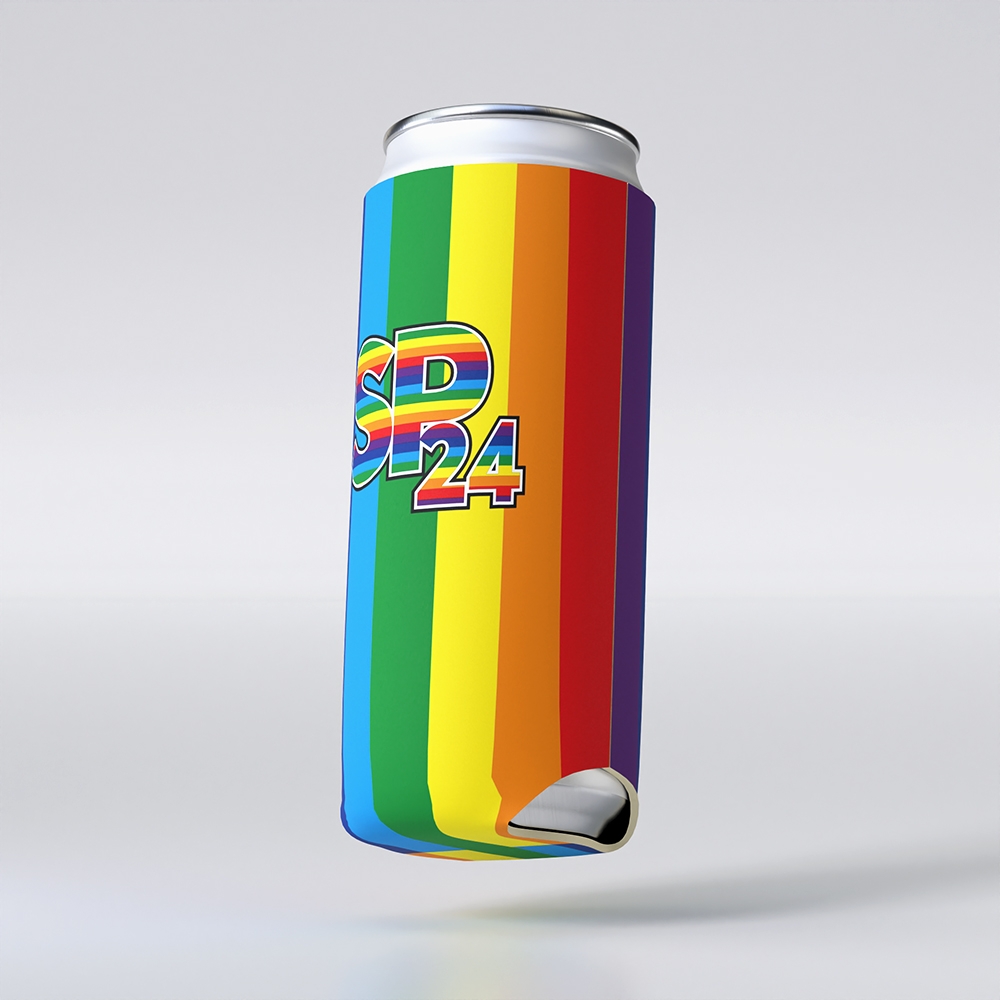 Porta Latas Palito 350ml em Neoprene personalizado com a logo da empresa