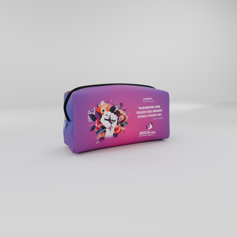 Necessaire Plus Isoflex P personalizada com a logo da empresa