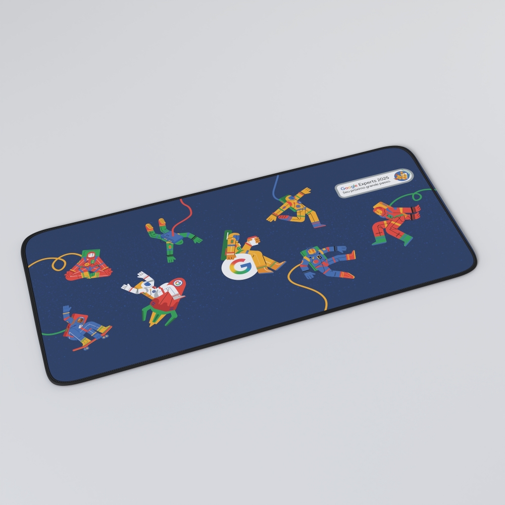 Mouse Pad Gamer 70cm x 30cm personalizado com a logo da empresa