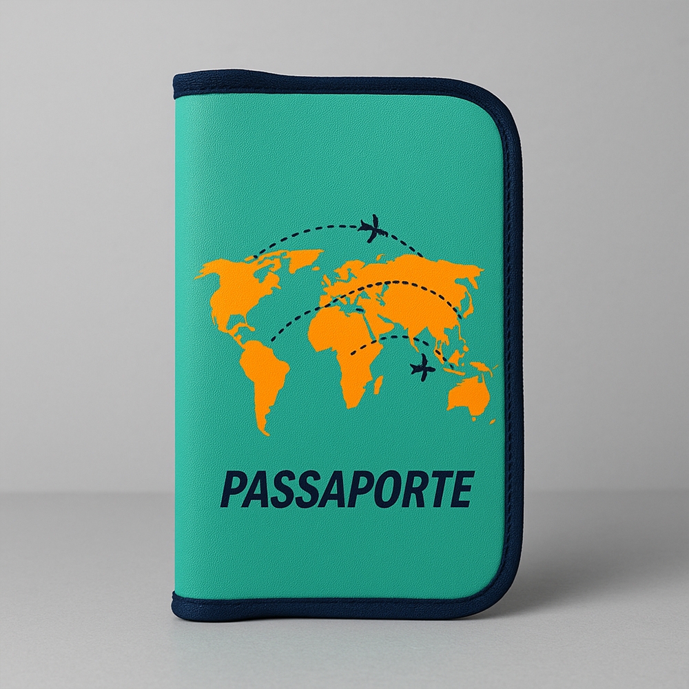 Porta Passaporte personalizado com a logo da empresa