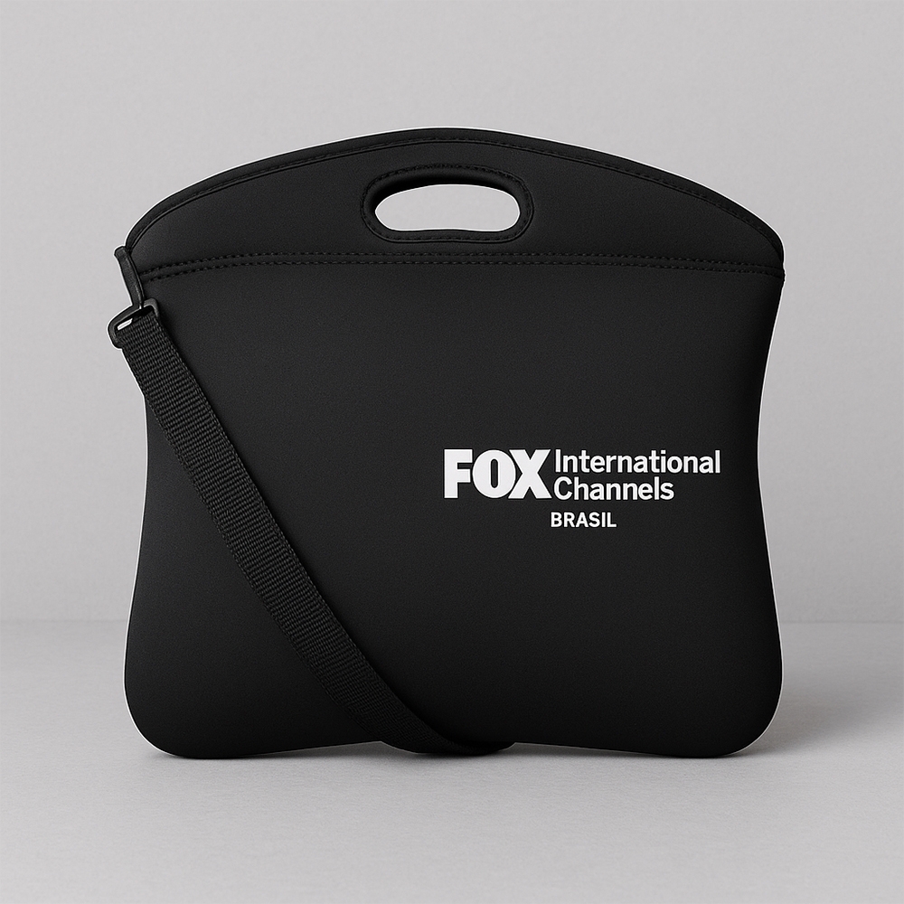 Capa para Notebook com Alça personalizada com a logo da empresa