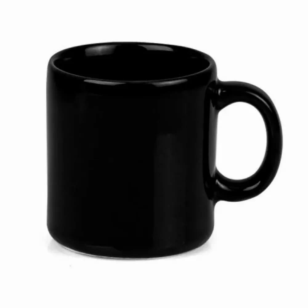 Caneca de cerâmica preta 270 ml com caixa, foto 2