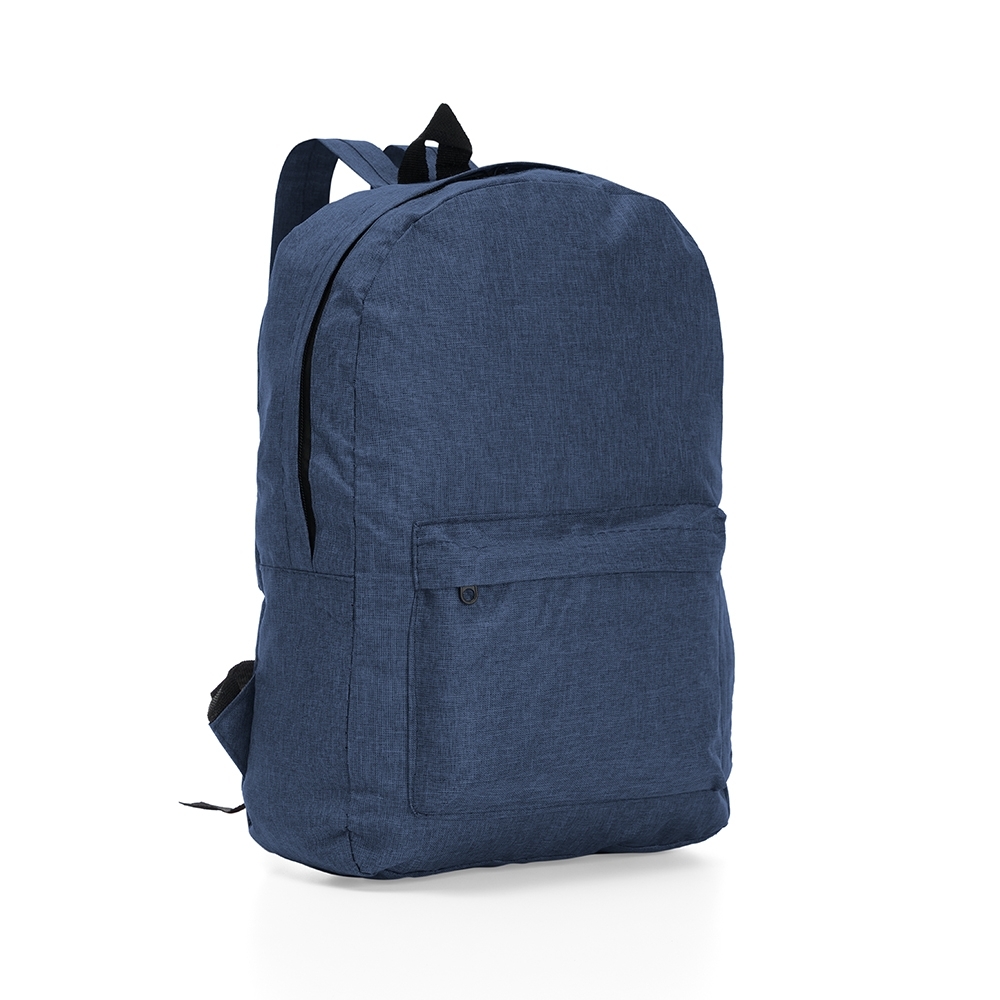 Mochila de nylon 17 litros para notebook com 2 compartimentos personalizada com a logo da empresa