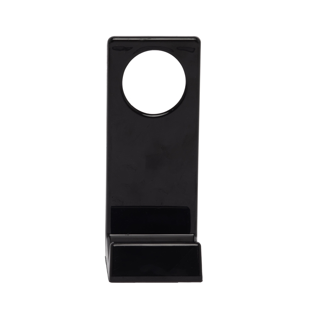 Suporte plástico para celular com furo para carregador