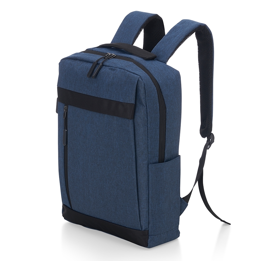 Mochila de nylon USB 18 litros impermeável com 3 compartimentos personalizada com a logo da empresa