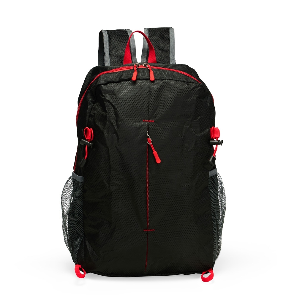Mochila dobrável 16 litros de poliéster impermeável personalizada com a logo da empresa