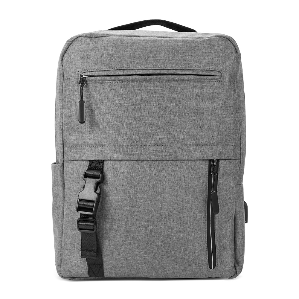 Mochila de nylon 23 litros para notebook com 3 compartimentos e USB