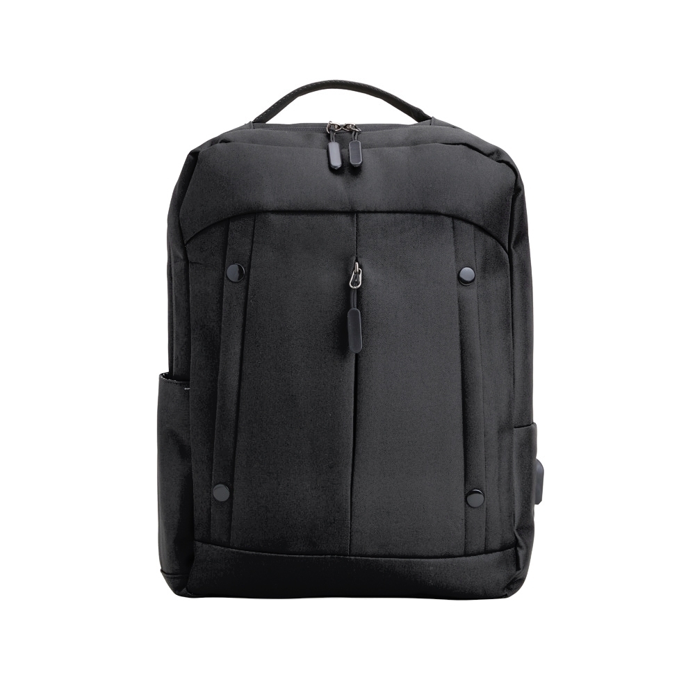 Mochila de nylon 20 litros para notebook com 2 compartimentos e USB