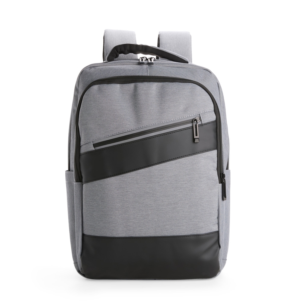 Mochila USB 16 litros impermeável com divisórias personalizada com a logo da empresa