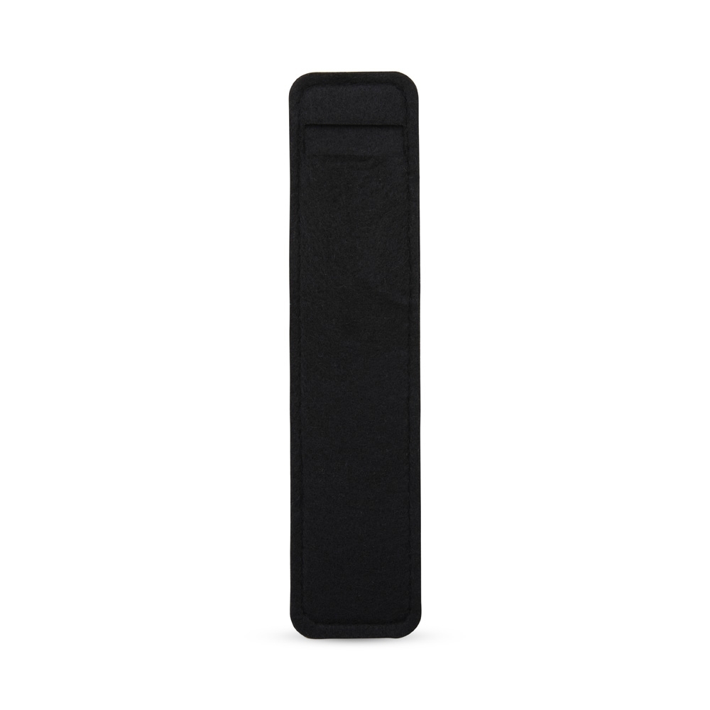 Veludo para caneta na cor Preto, personalizado com a logo da empresa